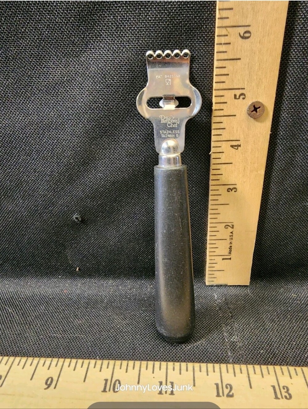 Pampered Chef Citrus Zester Used